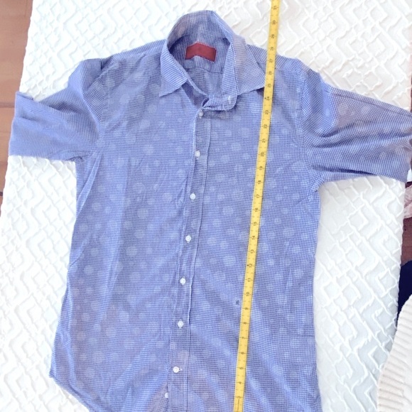 Carolina Herrera Buttondown Blue Pattern - Picture 6 of 8